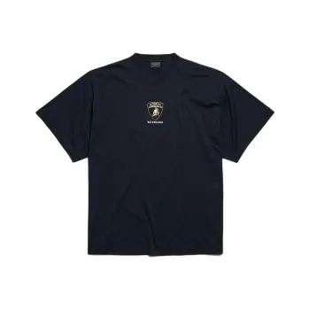 Balenciaga T Shirt Loose Fit Men's Black