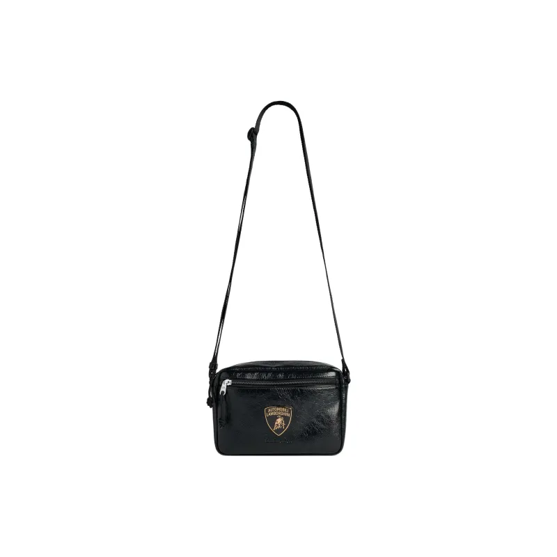 Balenciaga Explorer Sheepskin Crossbody Bag Men's Black-0