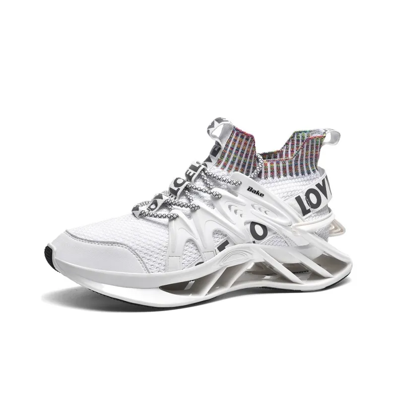 BAKE Shock Absorbers With Slip Resistant And Abrasion Resistant Properties Low Top Casual Shoes Men's-8