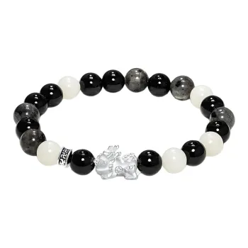 There Is You In The Long World Bodhi Root Textile Beaded Bracelet Unisex