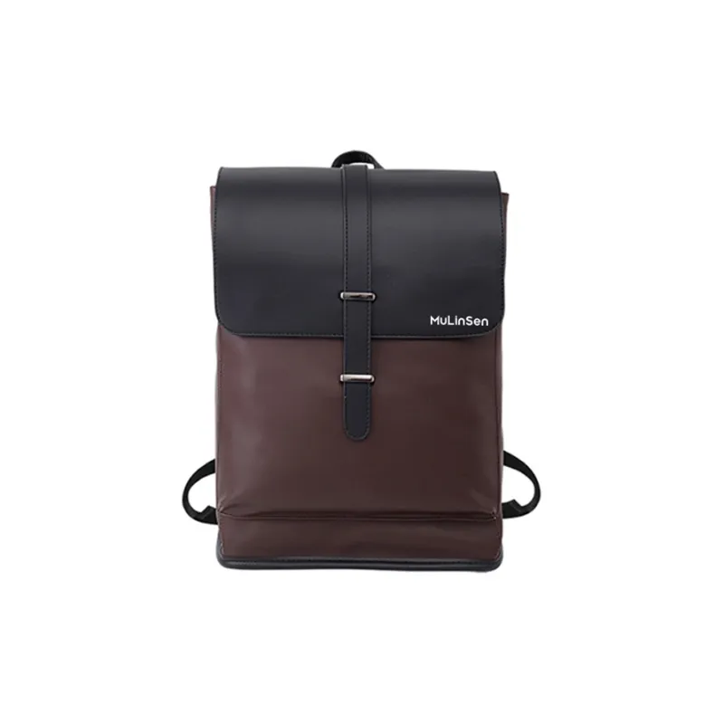 Mulinsen PU Backpack Men's Black-4