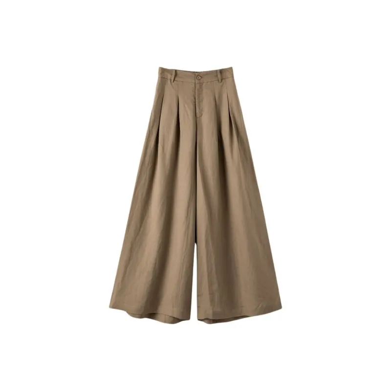 Late White Casual Pants Women's-0