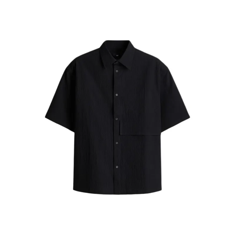 H&M Shirts Men Black-0