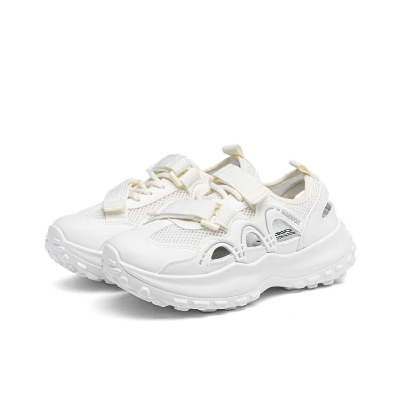 Warrior Odor Resistant Abrasion Resistant River Trekking Shoes Women's Beige-2