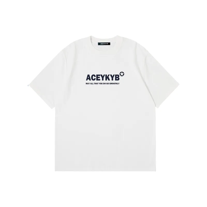 YK&YB T Shirts Unisex White-0