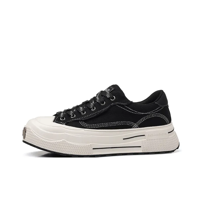 KAD Low Top Casual Shoes Men's Black-0