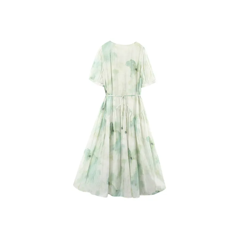 A Paradise For Awakening Short Sleeved Dress Women's-1
