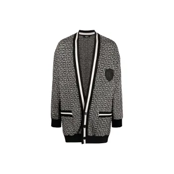 BALMAIN Loose Fit Knitwear Men's Black