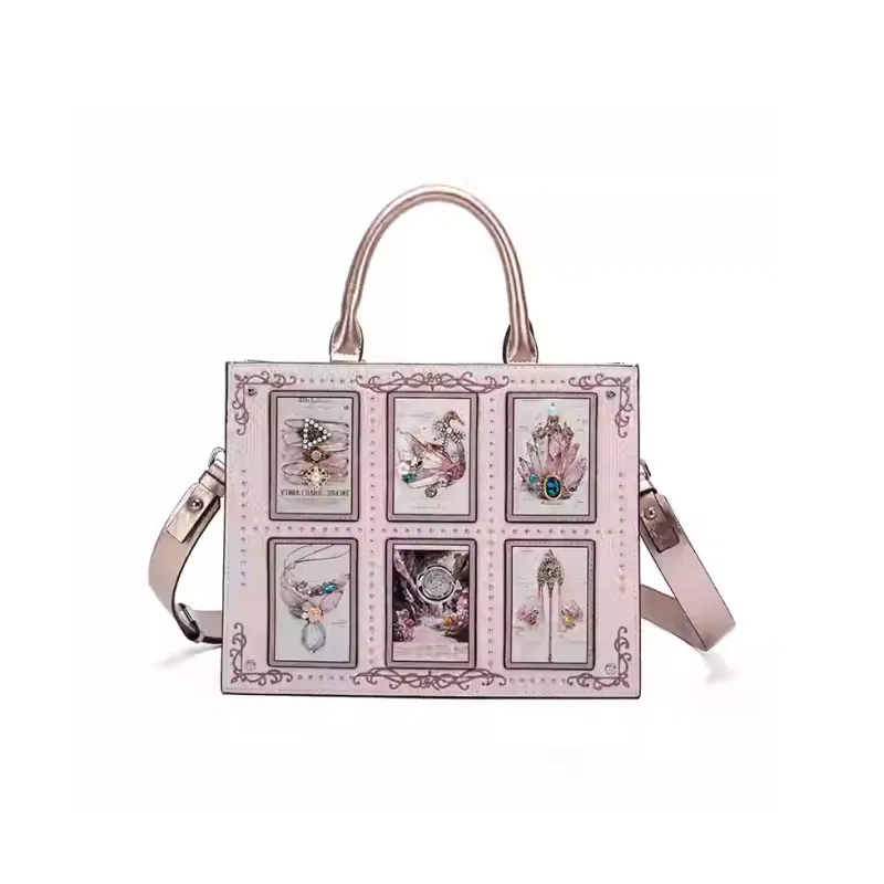 Anthracene Cow Leather Tote Bag, Shopping Bag, Shoulder Bag, Crossbody Bag, Handbag Women's Multicolor-0