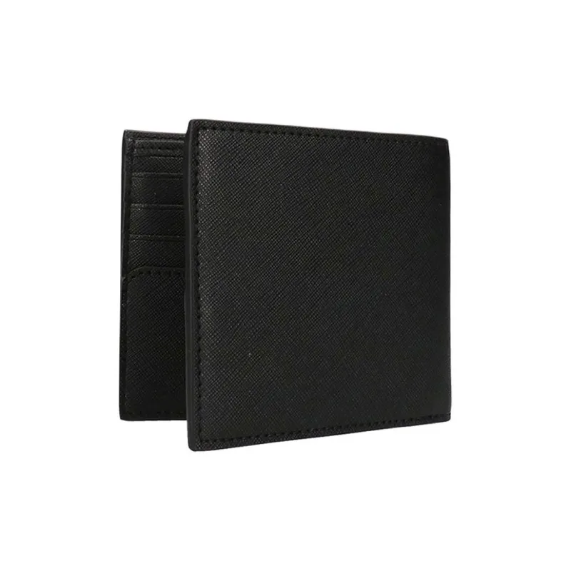 BOSS 8CC Brand Logo Wallet Regular Men's Black-1