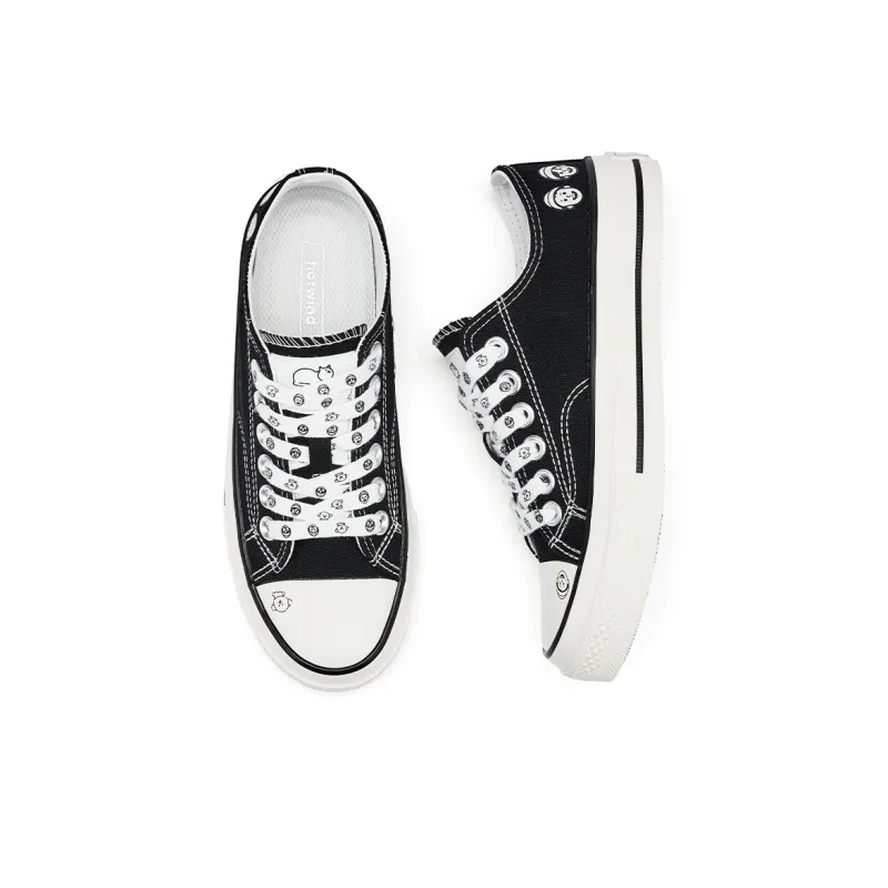 Summer x Hotwind Anti Slip Wear Resistant Low Top Canvas Shoes Women's-2