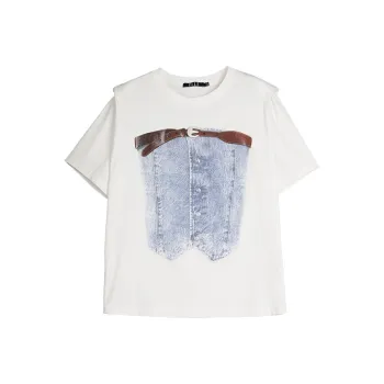 ELLE T Shirts Women's Ecru
