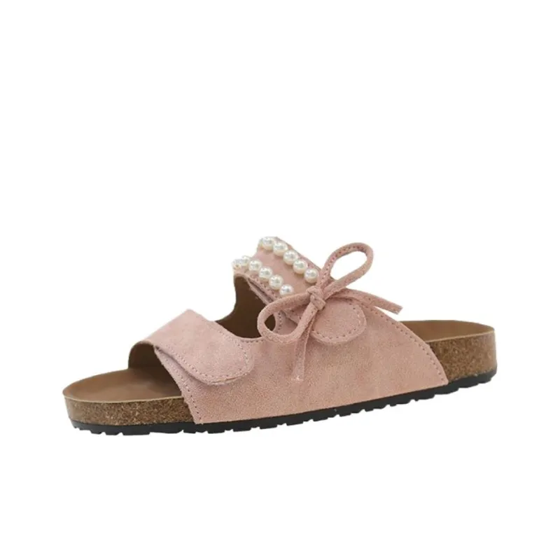 WUJI Rubber Sole Slip Resistant Abrasion Resistant Slide Slippers Women's-13