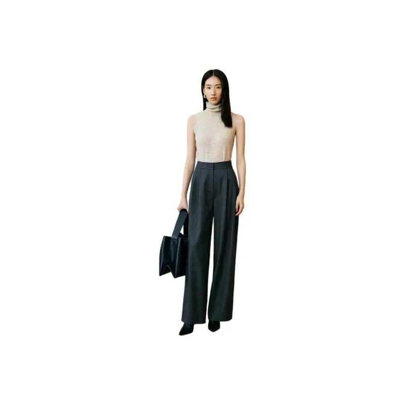 INSUN Casual Pants Women's Deep Sea Blue-1