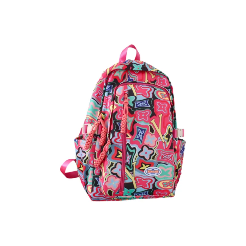 Vack Nylon Backpack Women's Multicolor-13