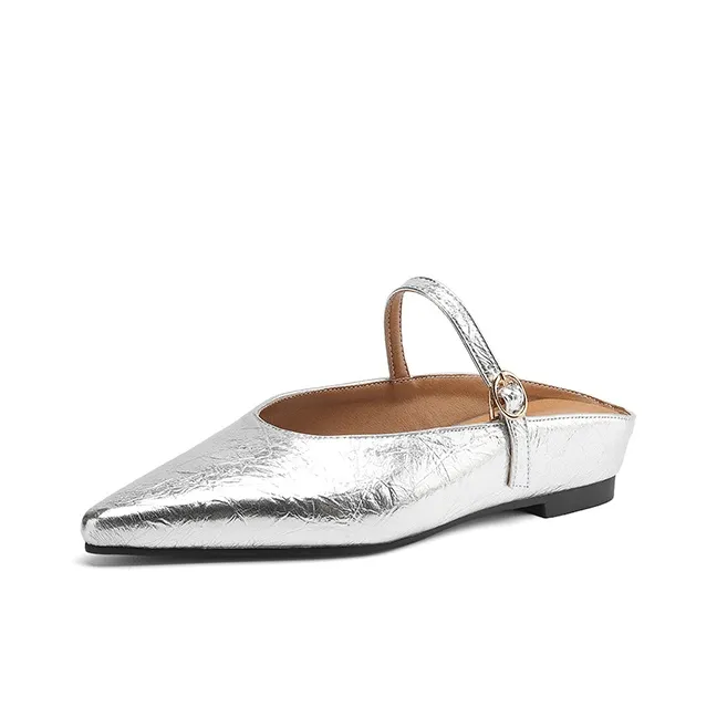 VANDEELEN Rubber Sole Closed Toe Slippers Women's-12