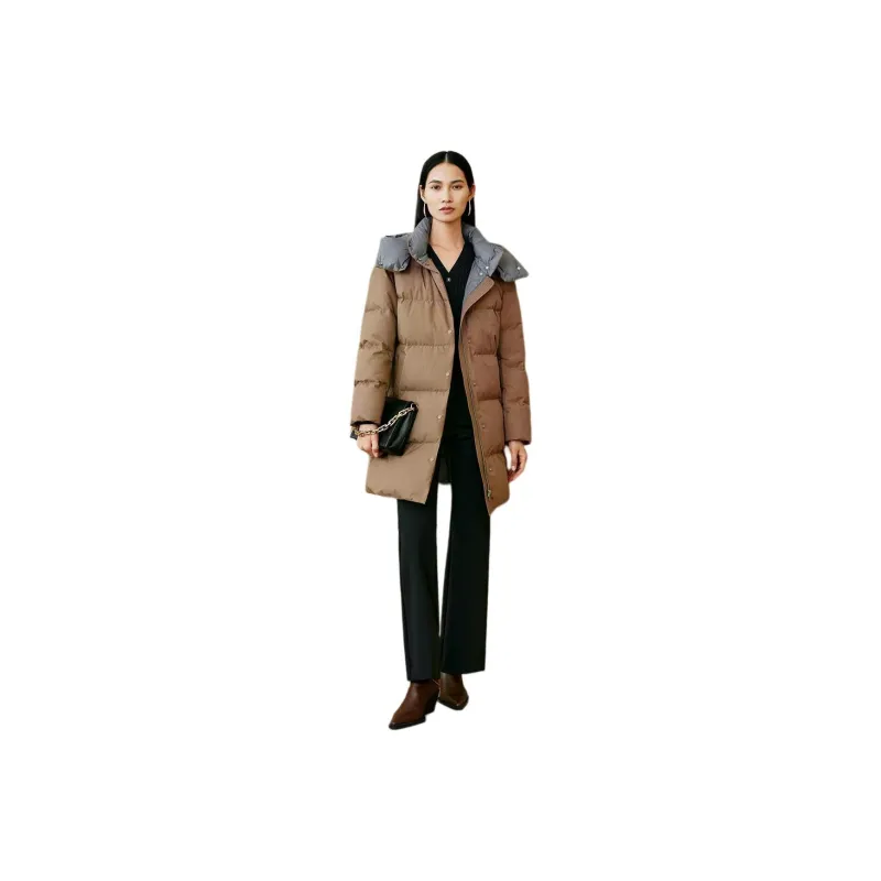 INSUN Down Jackets Women's Camel-1
