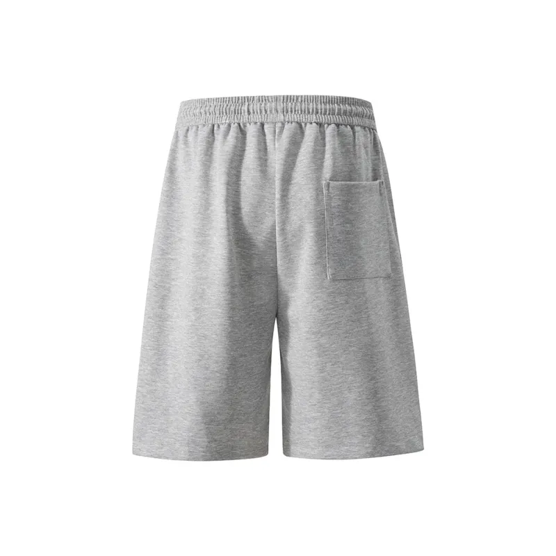Casual Versatile American Vintage Design Genderless Sports Five Quarter Shorts Unisex-1