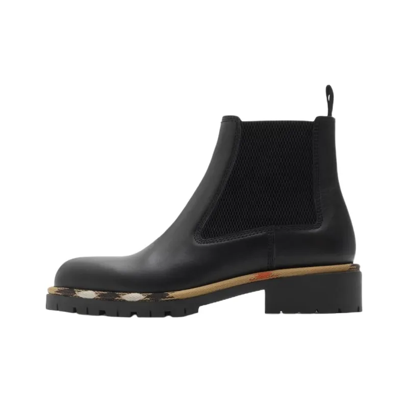 Burberry Short Chelsea Boots 3.5cm Women's Black-0