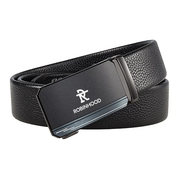 ROBINHOOD Top Grain Cow Leather Belts Men's Width 3.5CM-1
