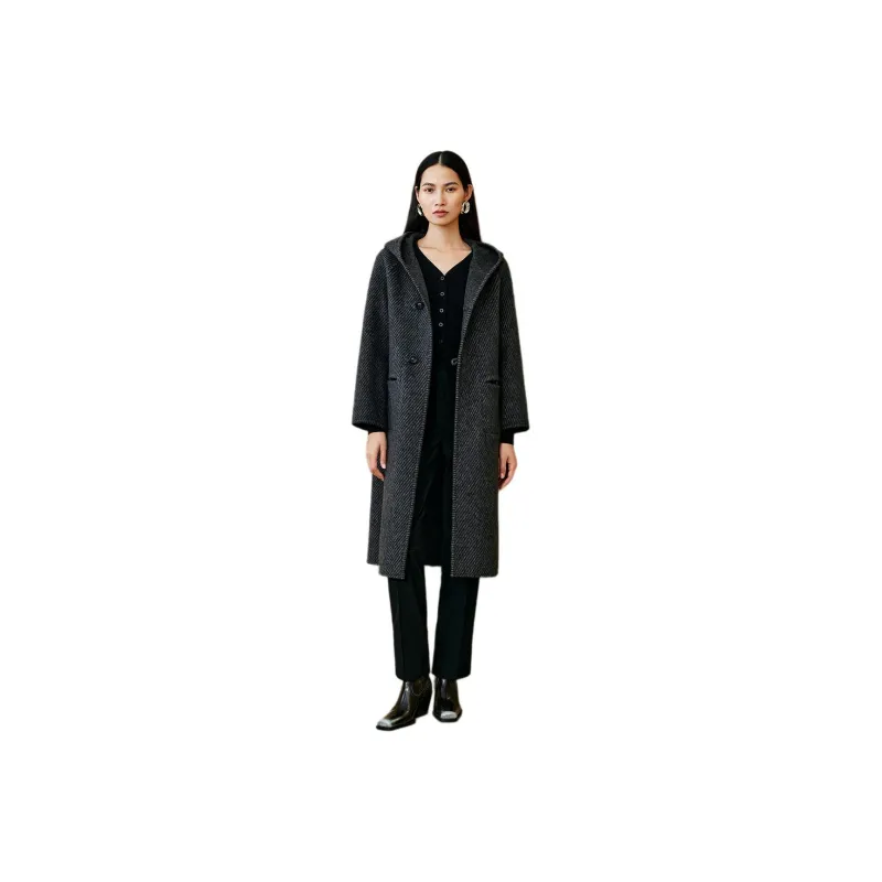 INSUN Coats Women's Gray-1