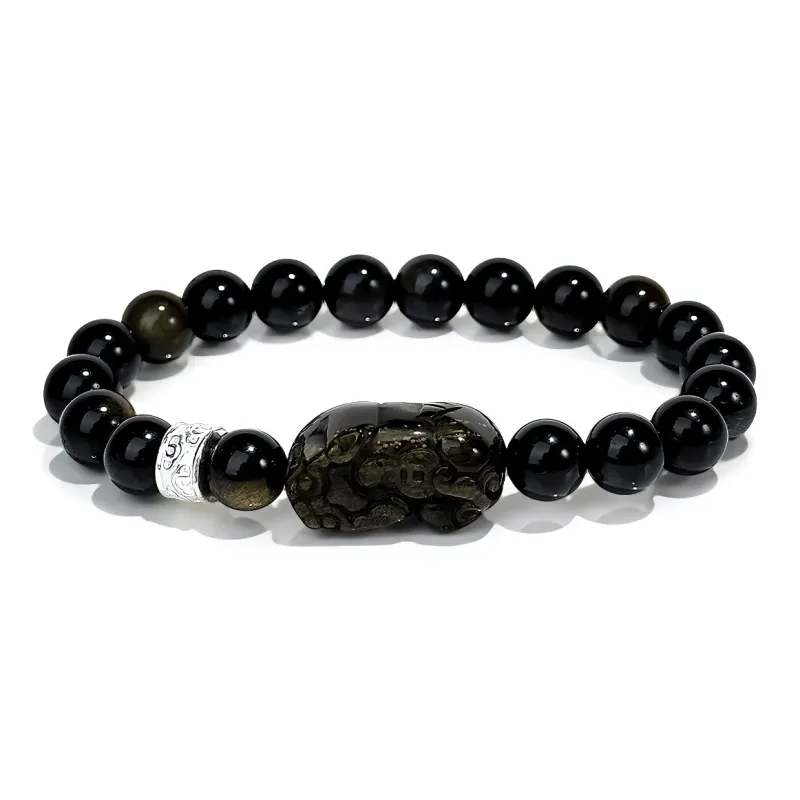 CMFY Obsidian Jade Bracelets Unisex-0