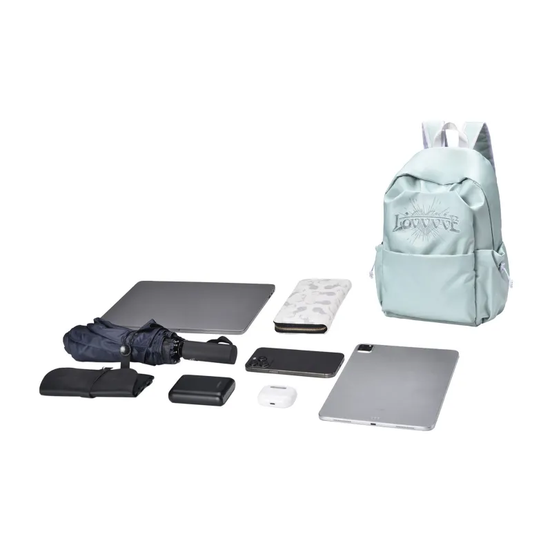 DRACONITE Polyester Backpack Regular Unisex Gray Blue-13