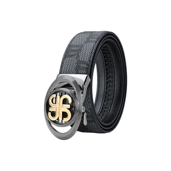 MILLIE'S Polyvinyl Chloride Leather Belts Men's 3.5cm