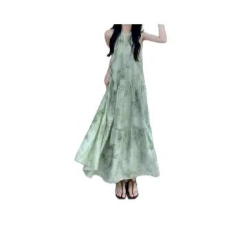 GOSO Slip Dresses Women's Misty Forest Green