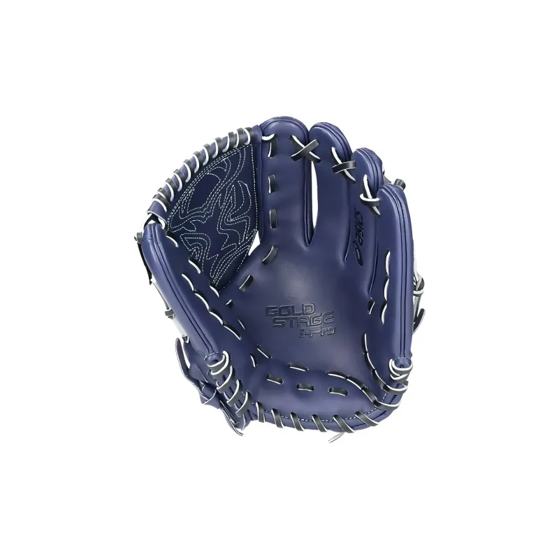 Asics Baseball Gloves Pitcher Glove Cow Split Leather Men's Blue-1