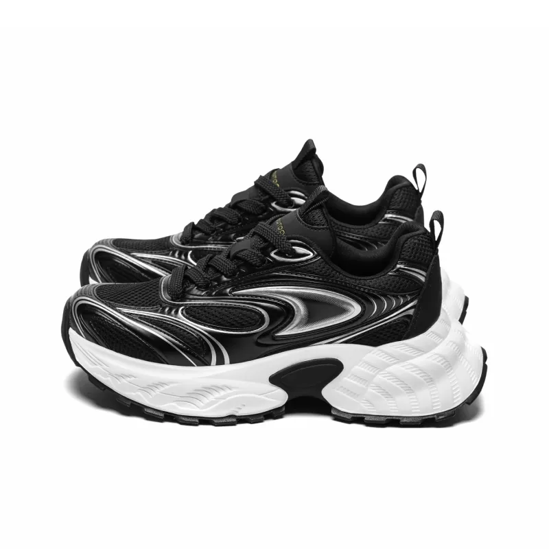 Meixi Abrasion Resistant Slip Resistant Low Top Chunky Sneakers Men's-1