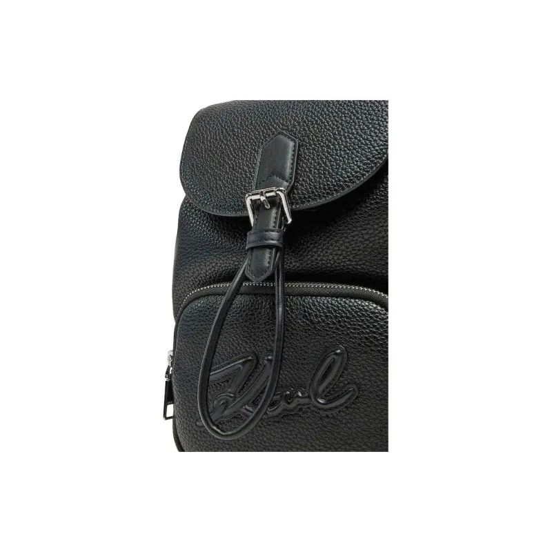 KARL LAGERFELD / Karl Lagerfeld Jeans Textured leather Backpack-3