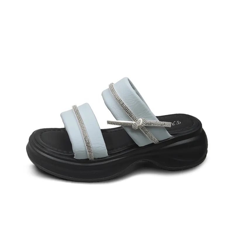 Betu Rubber Sole Slide Slippers Women's-5