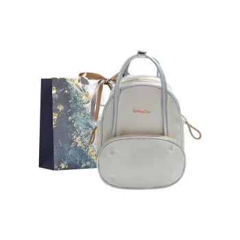 Iman's House Nylon Backpack Regular Women's White/Pink