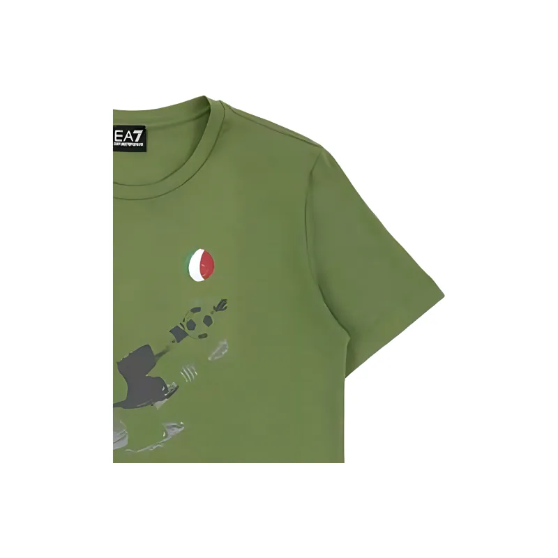 EMPORIO ARMANI EA7 SS22 T Shirt Men's Green-2