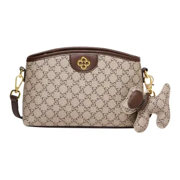 Narandu PVC And Synthetic Leather Mom Bag Shoulder Bag Crossbody Bag Small Size Women's Coffee