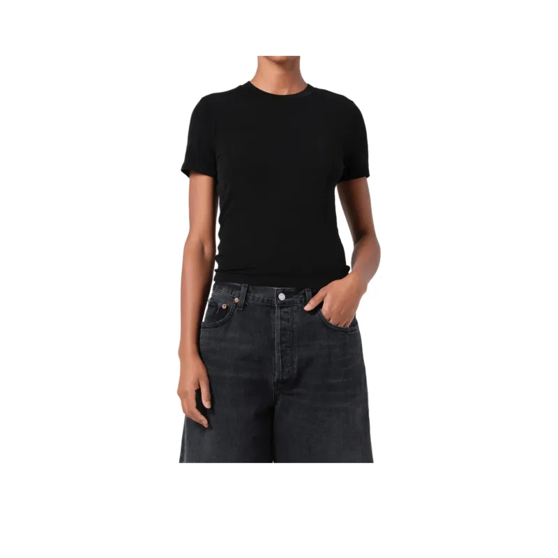 AGOLDE T Shirts Women's Black-0