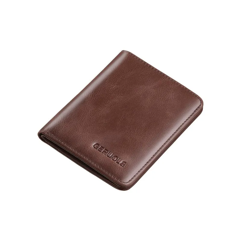 Gorora Top Grain Cow Leather Wallet Men's Multicolor-1