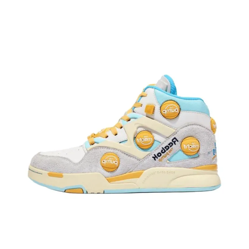 Reebok x MSCHF High Top Skateboard Shoes Unisex Gray Blue-0