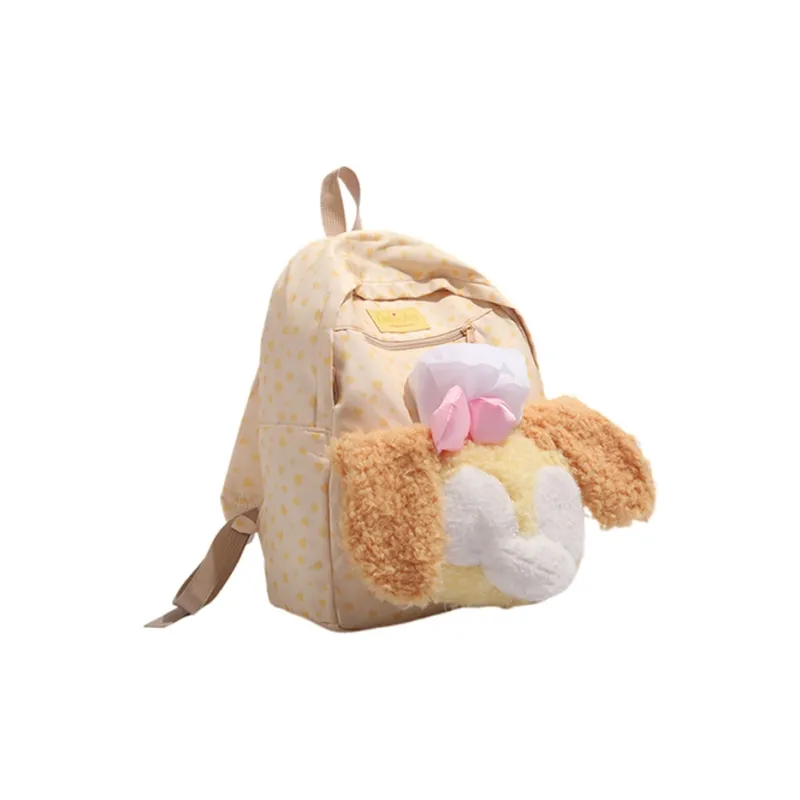 DCLOUD Nylon Backpack Unisex Yellow-3