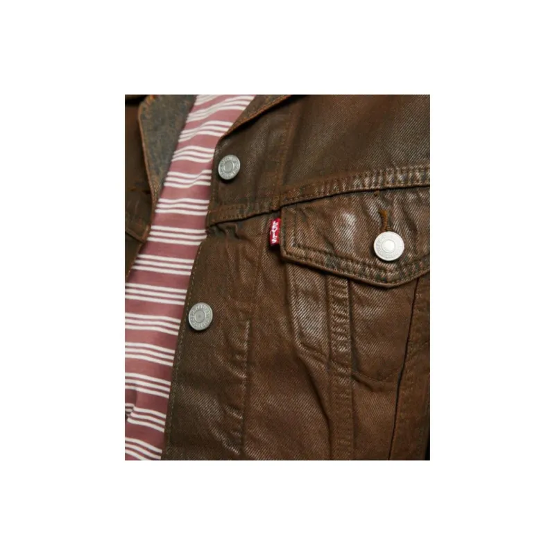 Levi's Jackets Coats Women's Brown-4