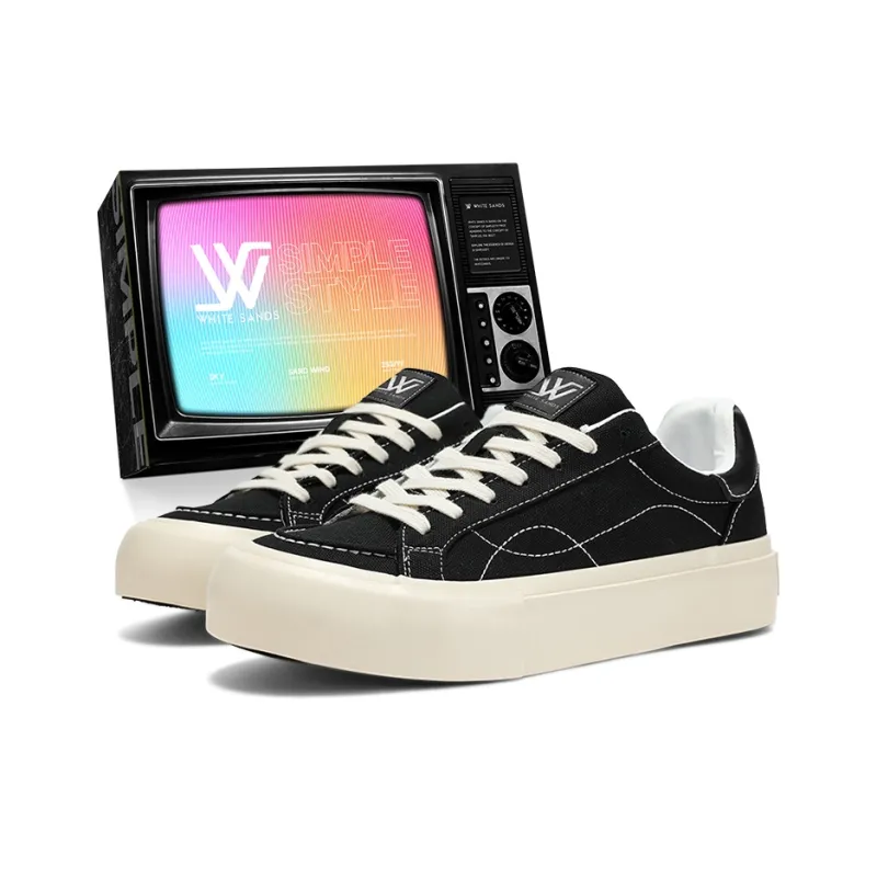 White Sands Low Top Skateboard Shoes Men's-5