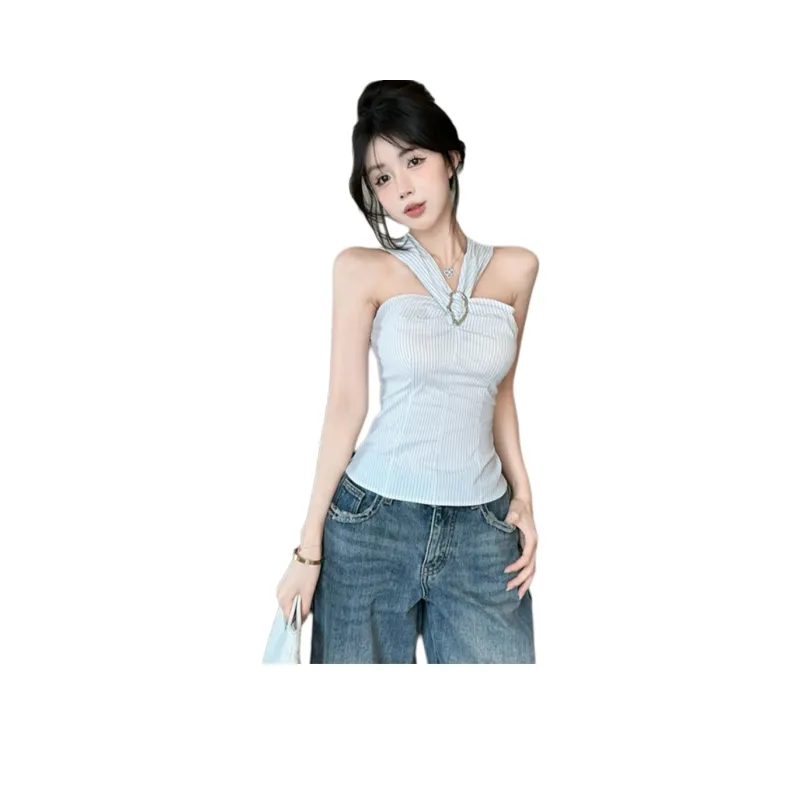 COVER TIME Tank Tops Women's Gray-0