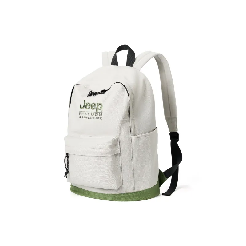 Jeep Nylon Business Travel Laptop Bag Backpack Unisex Green/Black/Pink-1