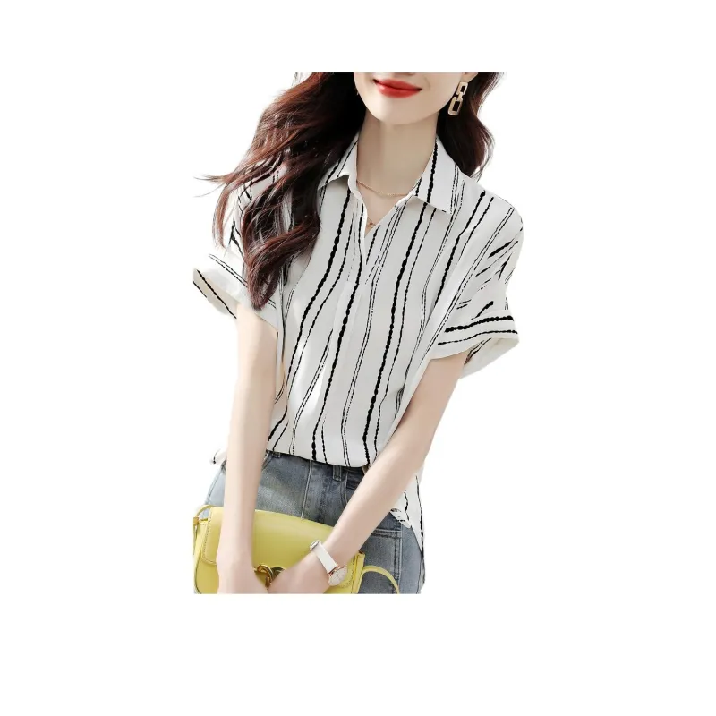 GUOZHEN Shirts Women's White-0