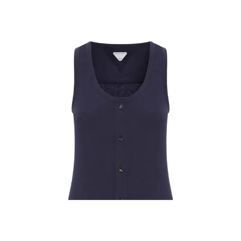 Bottega Veneta Single Breasted Sleeveless Top-4