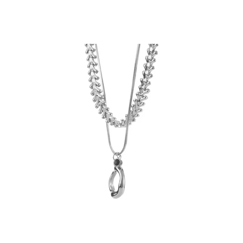 ACIUM Luxury, Layering, Titanium Steel Necklaces Unisex-1