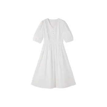 XIANGYING Short Sleeved Dress Women's