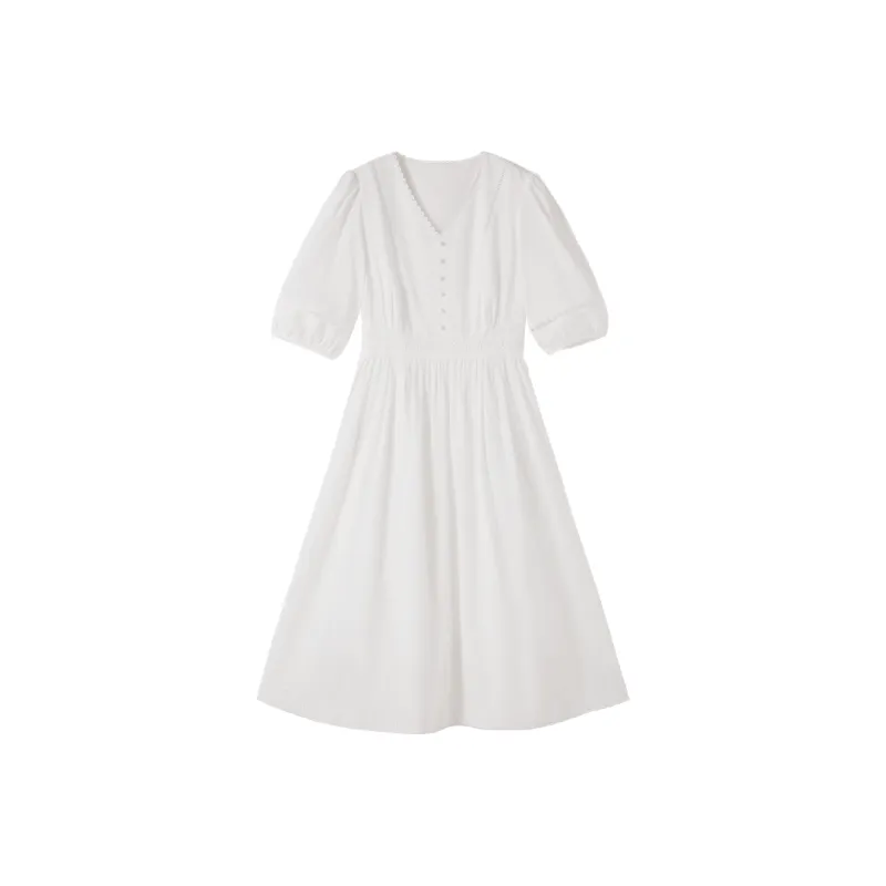 XIANGYING Short Sleeved Dress Women's-0