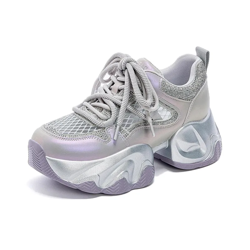 DAPHNE Low Top Chunky Sneakers Women's-4